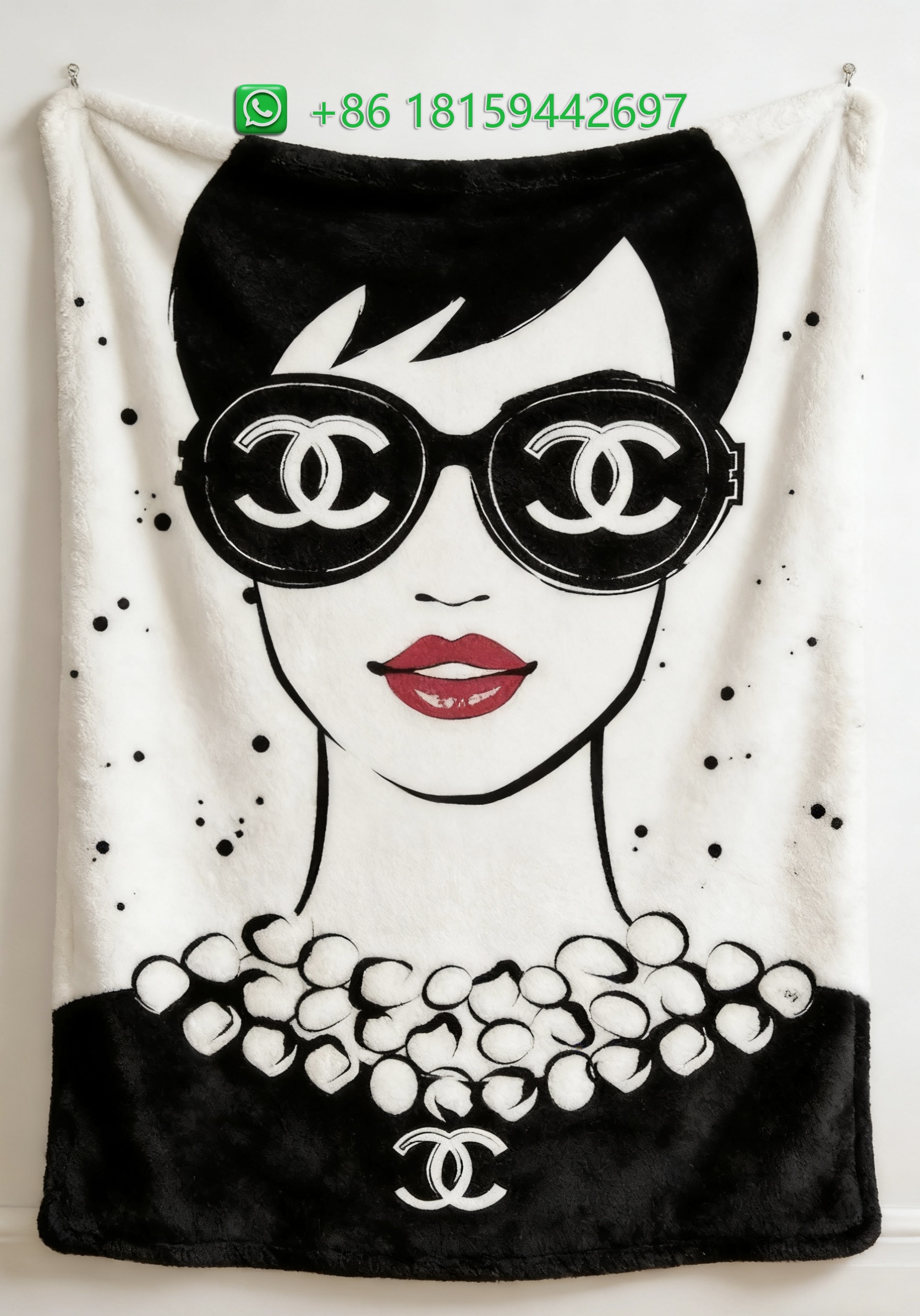 Chanel Throw Blankets